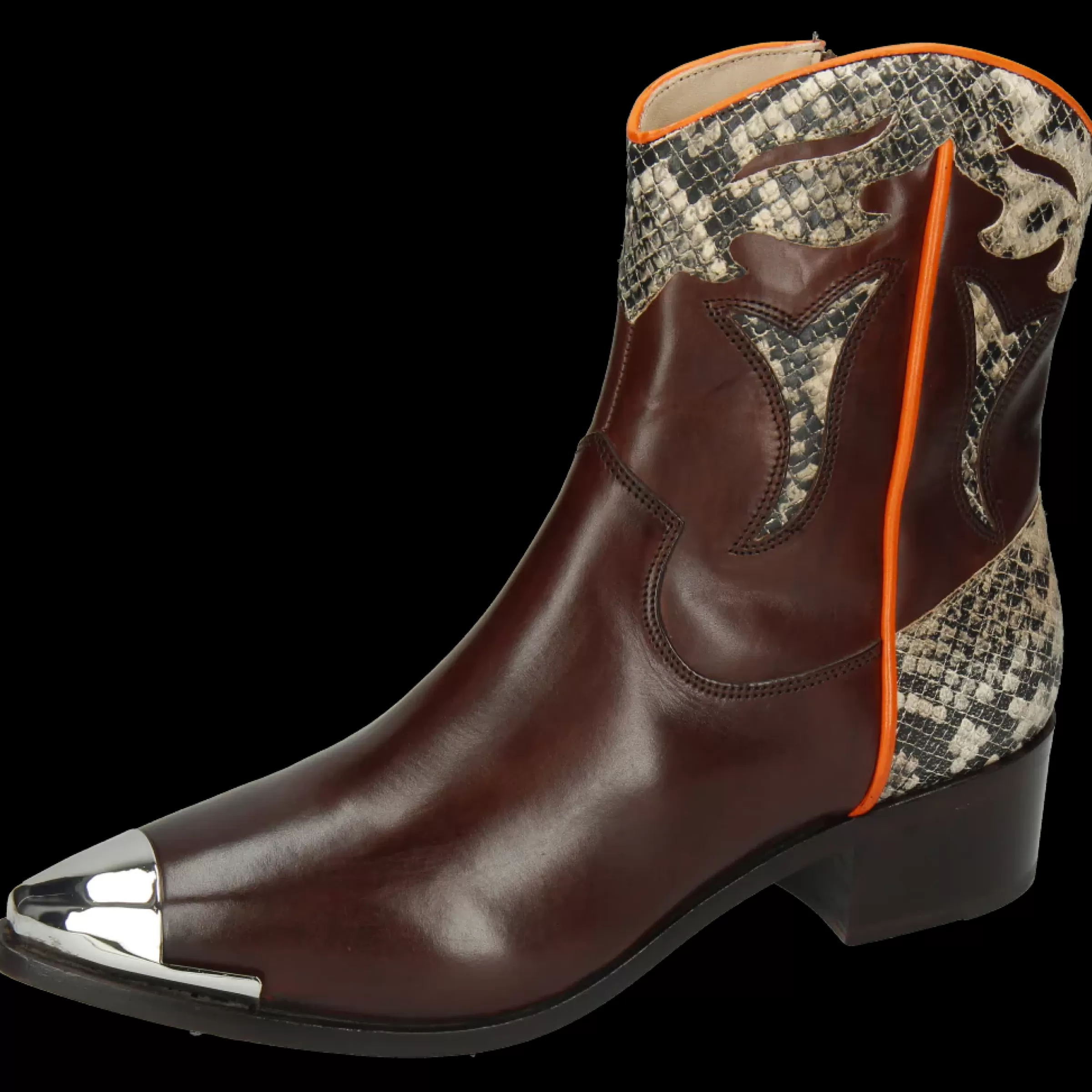 Melvin & Hamilton Enkellaarsjes<45052 Bruin