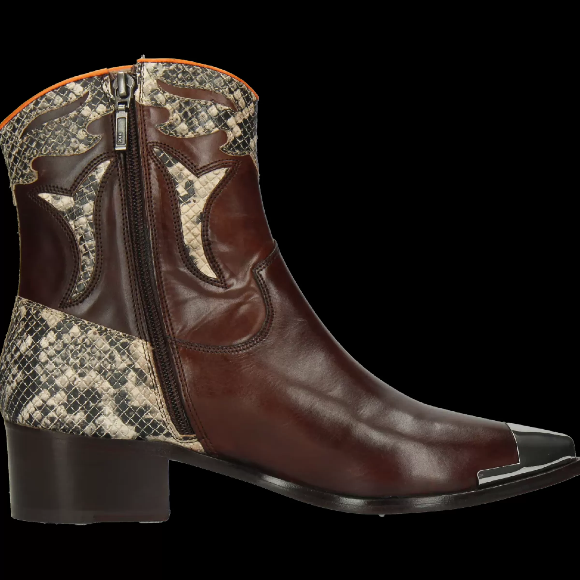 Melvin & Hamilton Enkellaarsjes<45052 Bruin