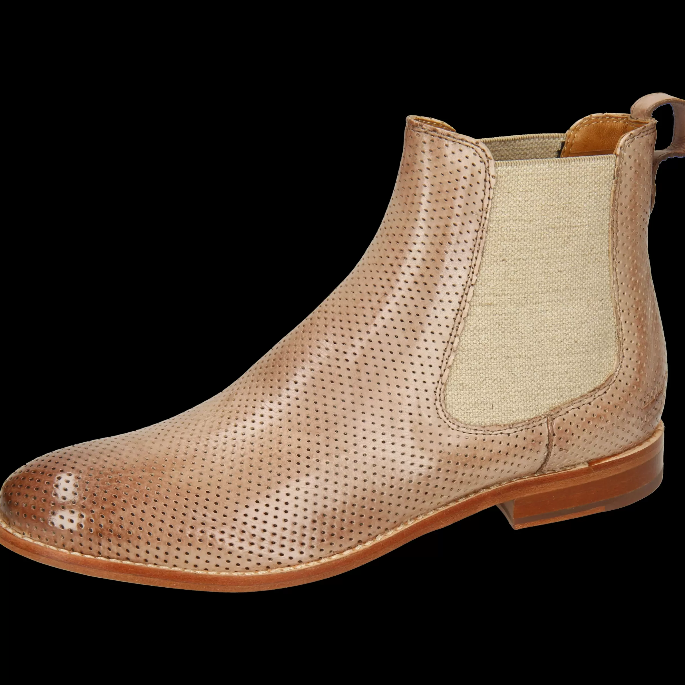 Melvin & Hamilton Enkellaarsjes<Amelie 12 Beige