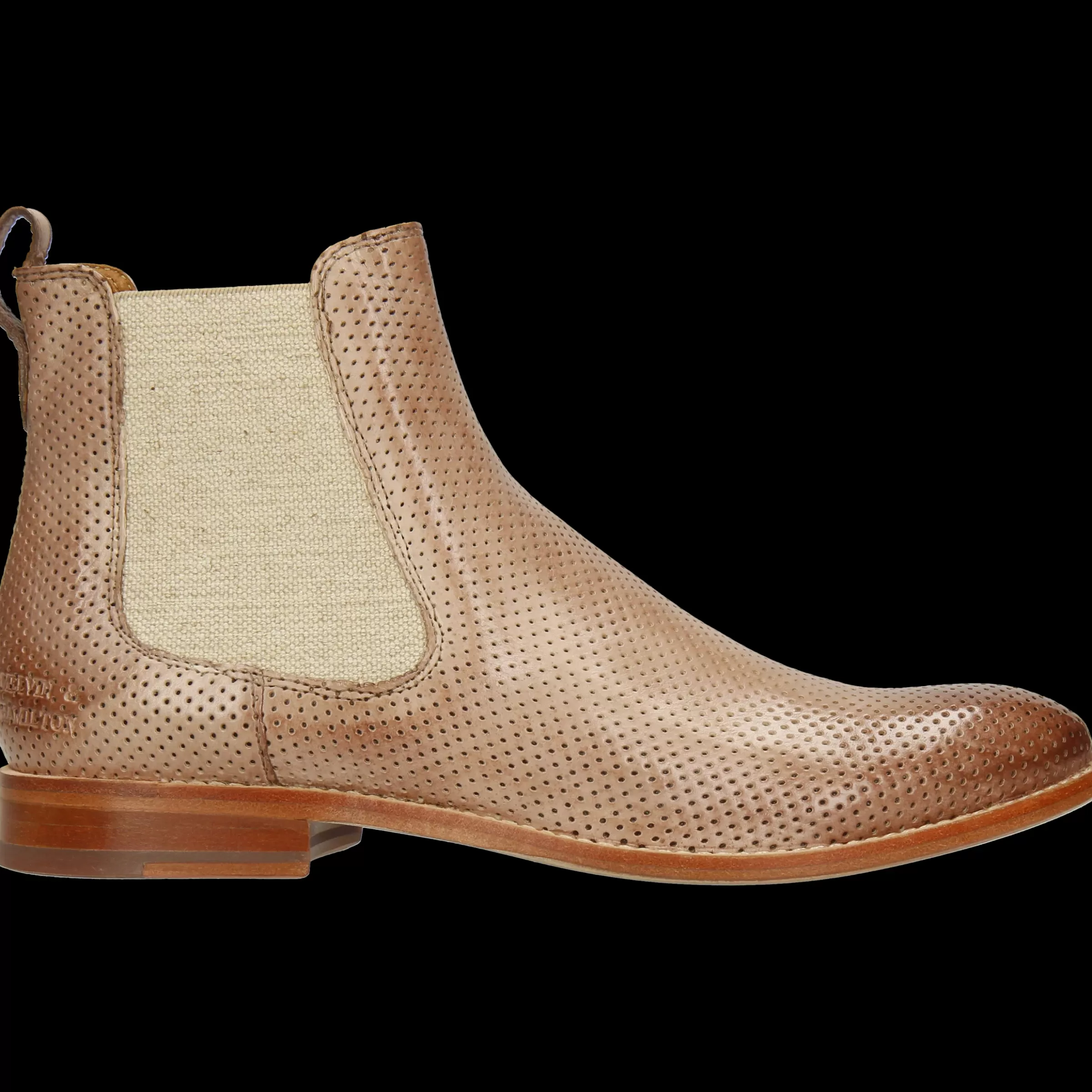 Melvin & Hamilton Enkellaarsjes<Amelie 12 Beige