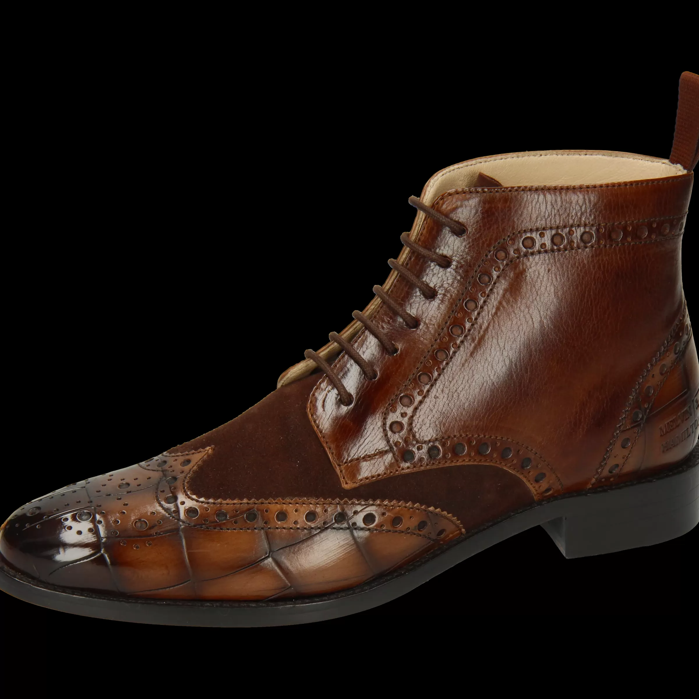Melvin & Hamilton Enkellaarsjes<Betty 13 Bruin