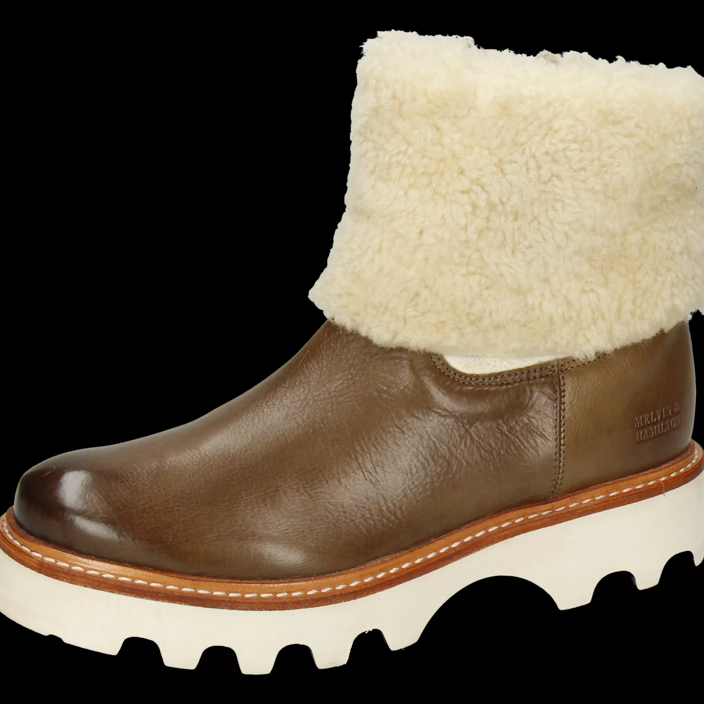 Melvin & Hamilton Enkellaarsjes<Bonnie 32 Taupe