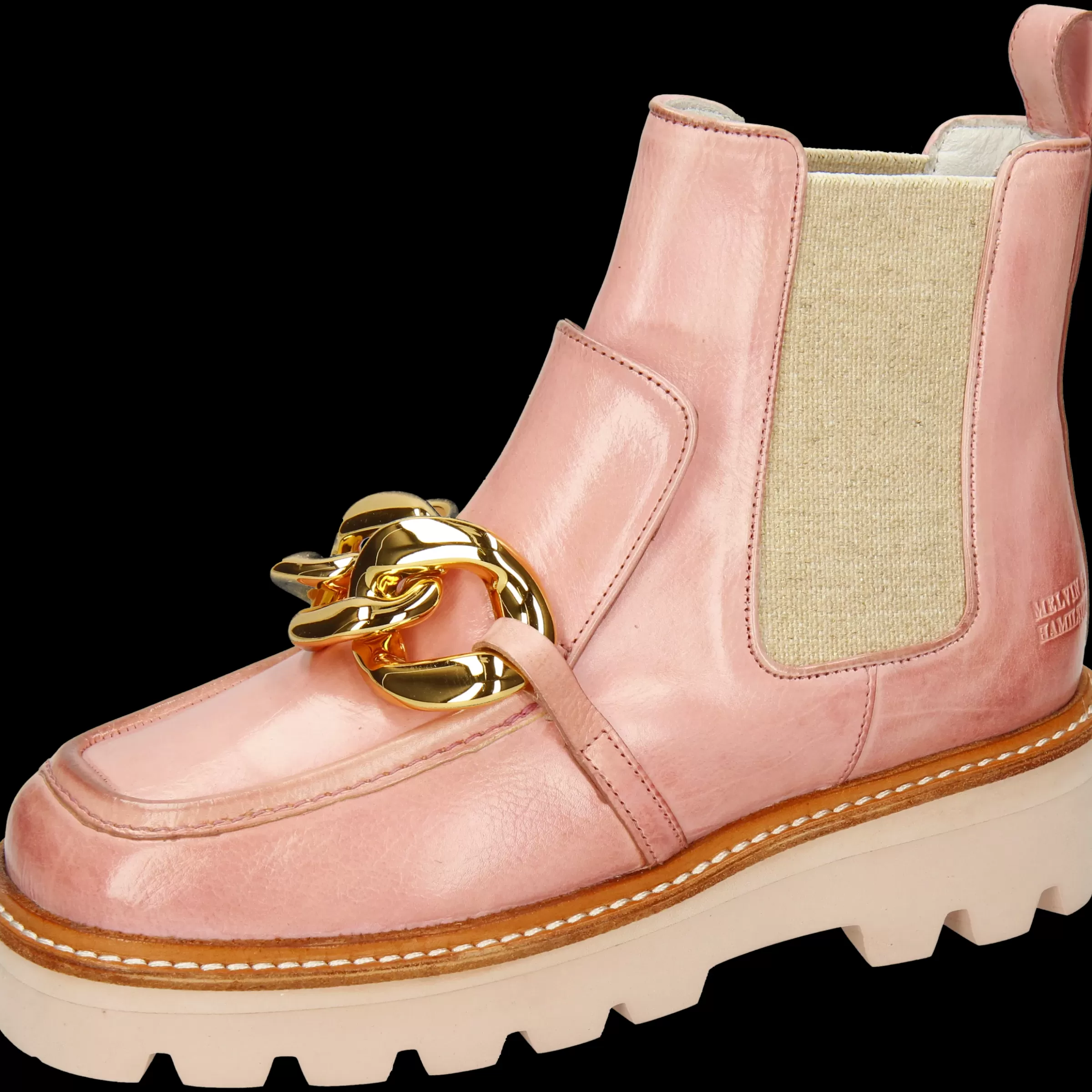 Melvin & Hamilton Enkellaarsjes<Cassy 1 Roze