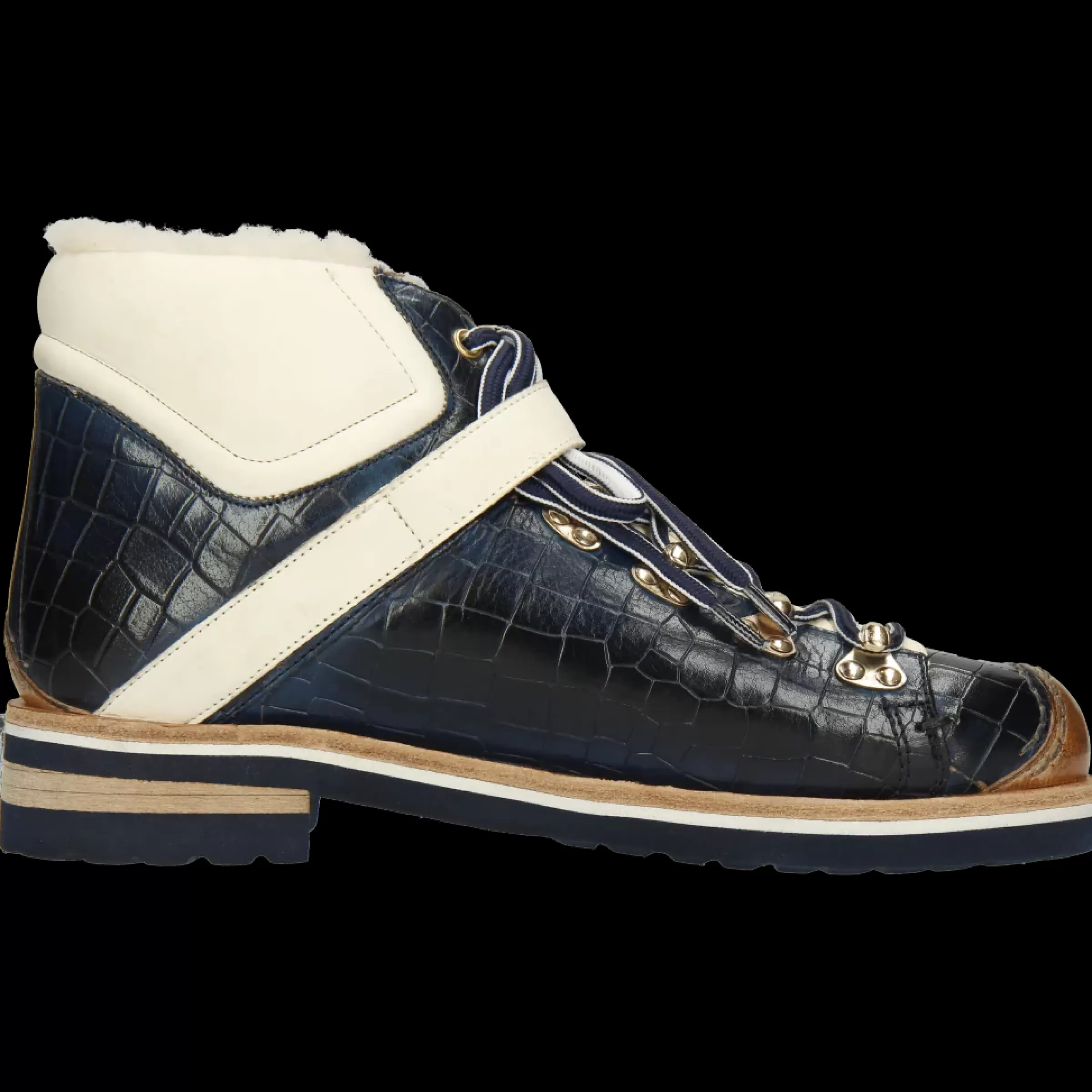 Melvin & Hamilton Enkellaarsjes<Eliza 1 Blauw