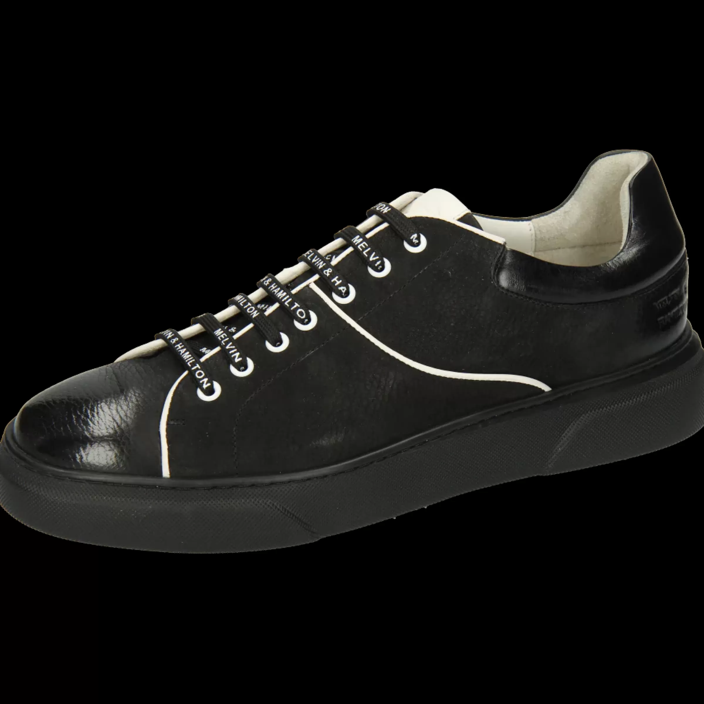 Melvin & Hamilton Sneakers<Harvey 52 Zwart
