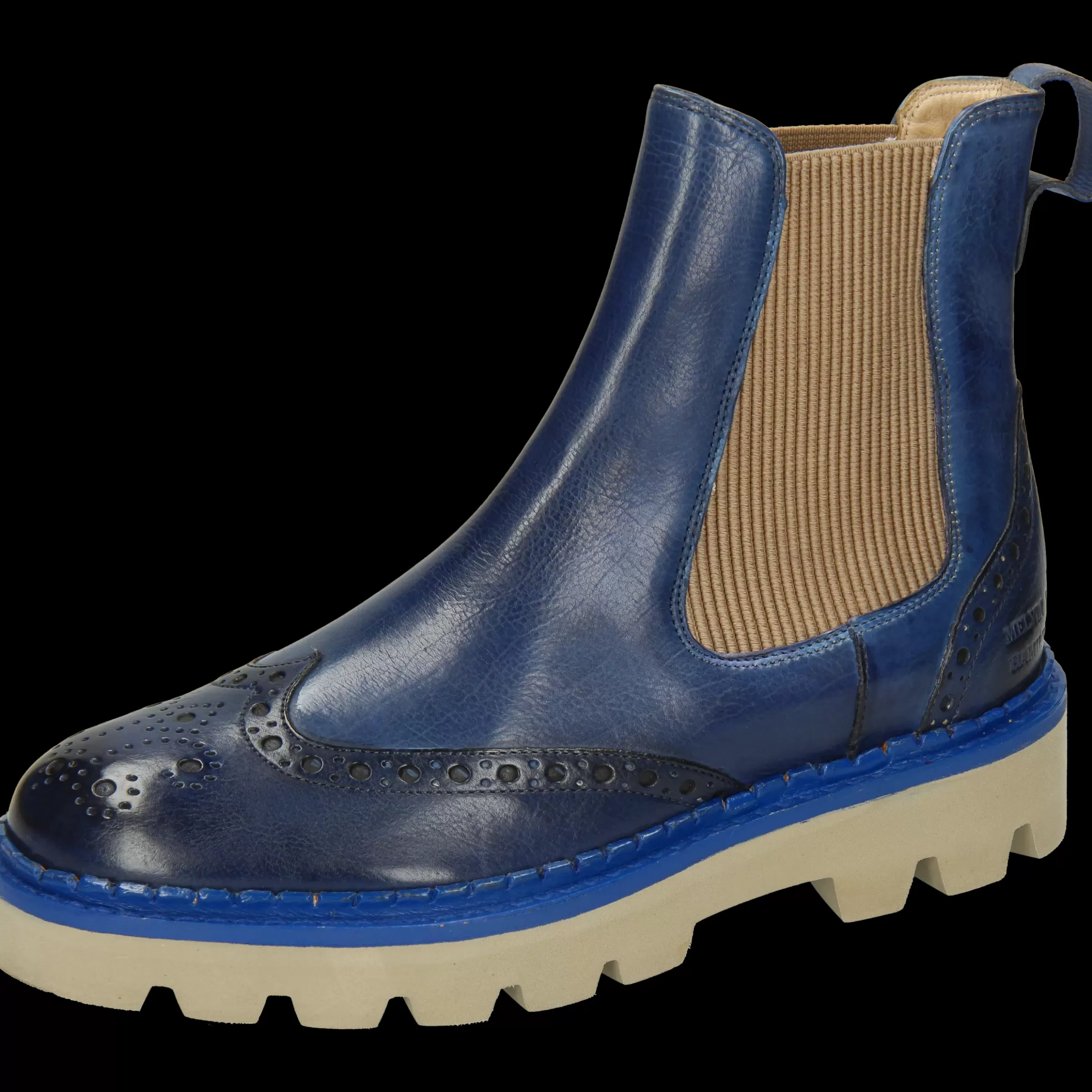 Melvin & Hamilton Enkellaarsjes<Jade 8 Blauw