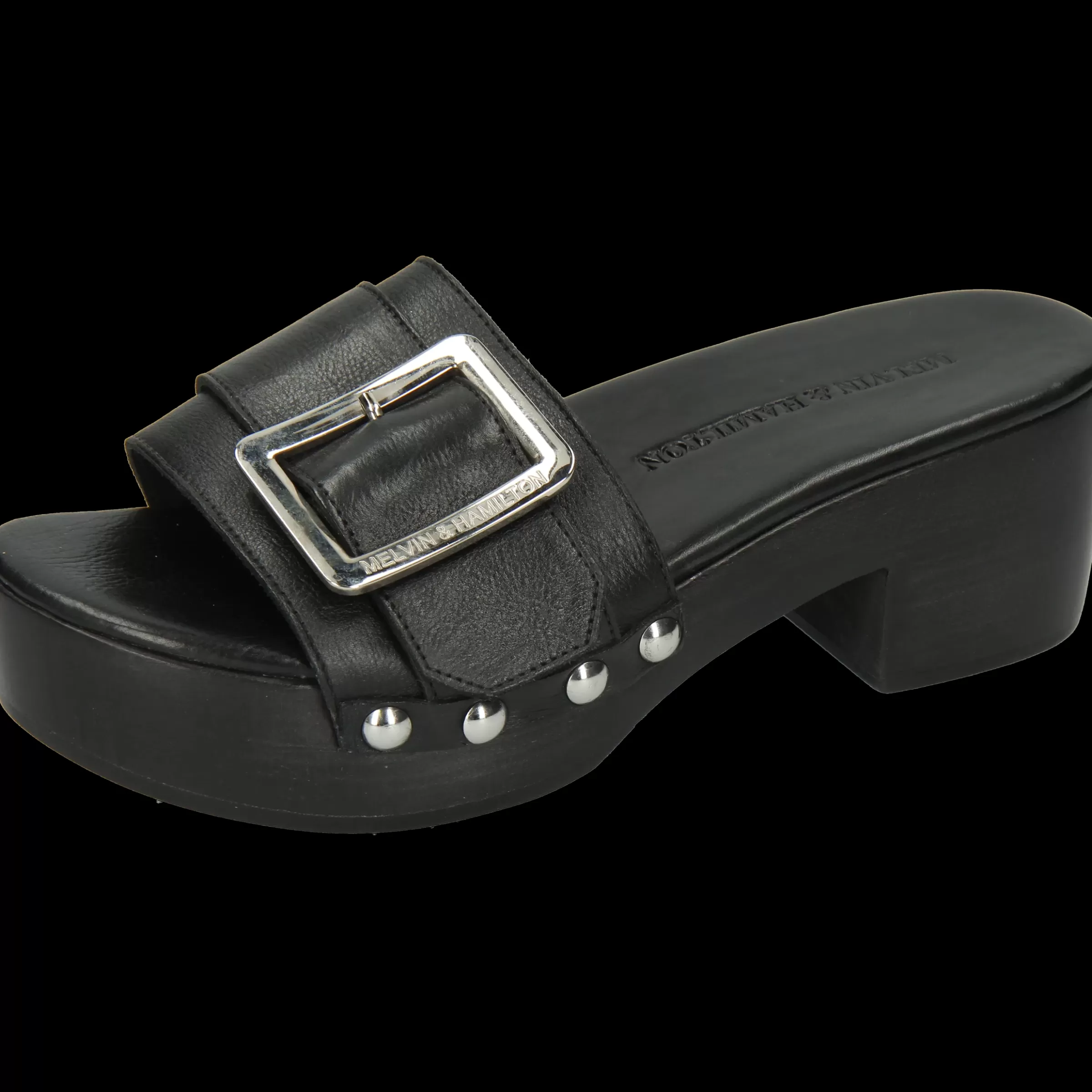 Melvin & Hamilton Clogs<Layla 1 Zwart