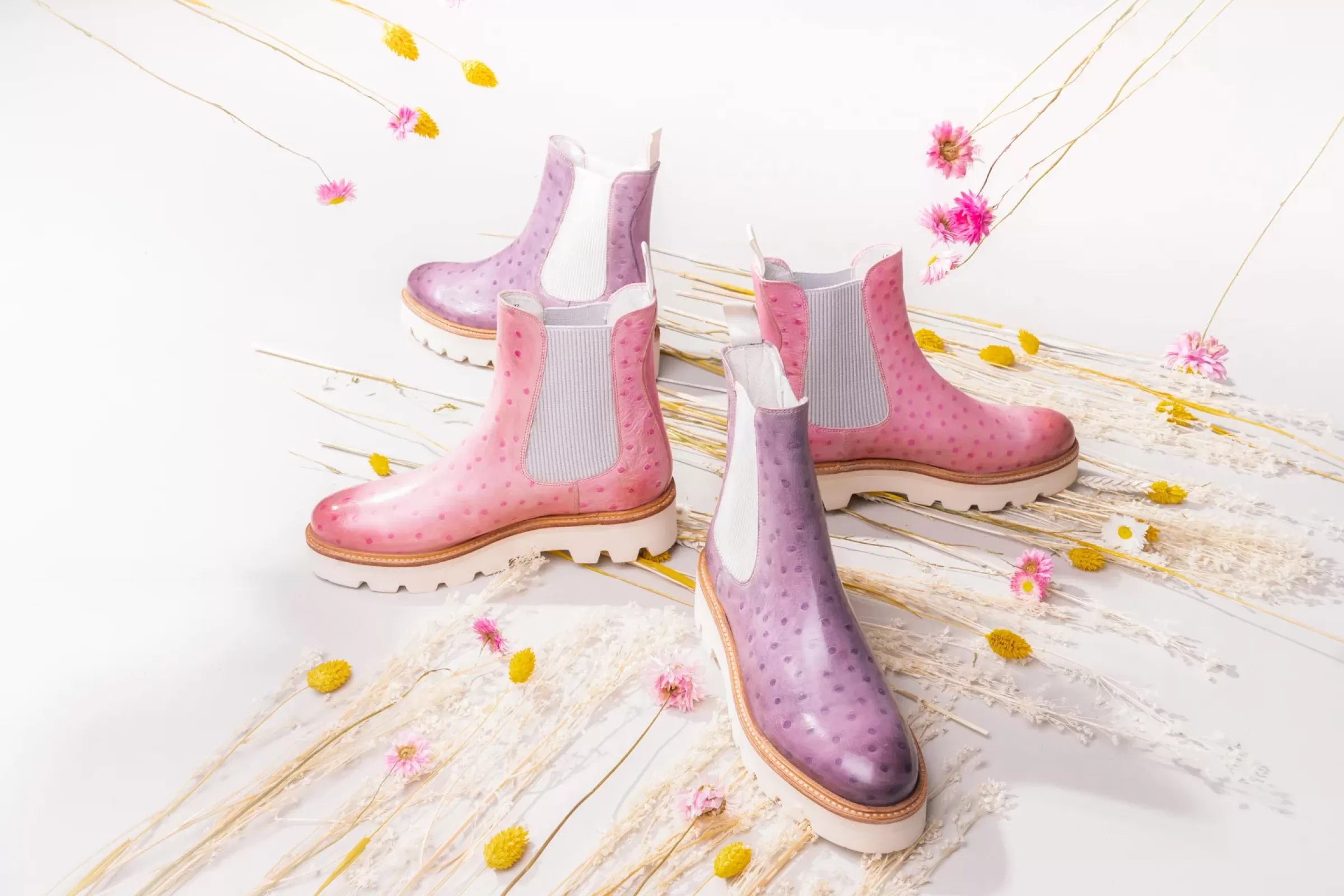 Melvin & Hamilton Enkellaarsjes<Leonie 5 Roze
