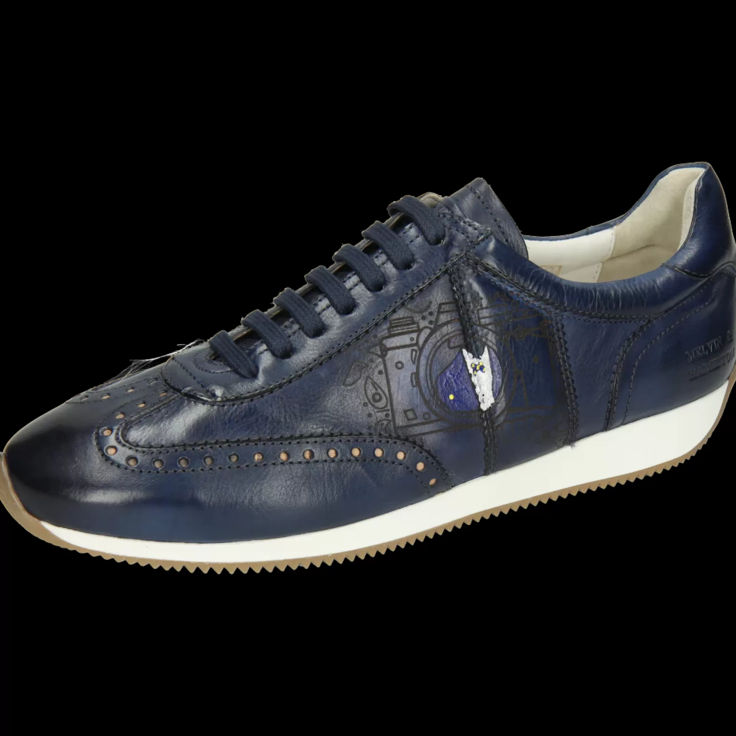 Melvin & Hamilton Sneakers<Rocky 5 Blauw