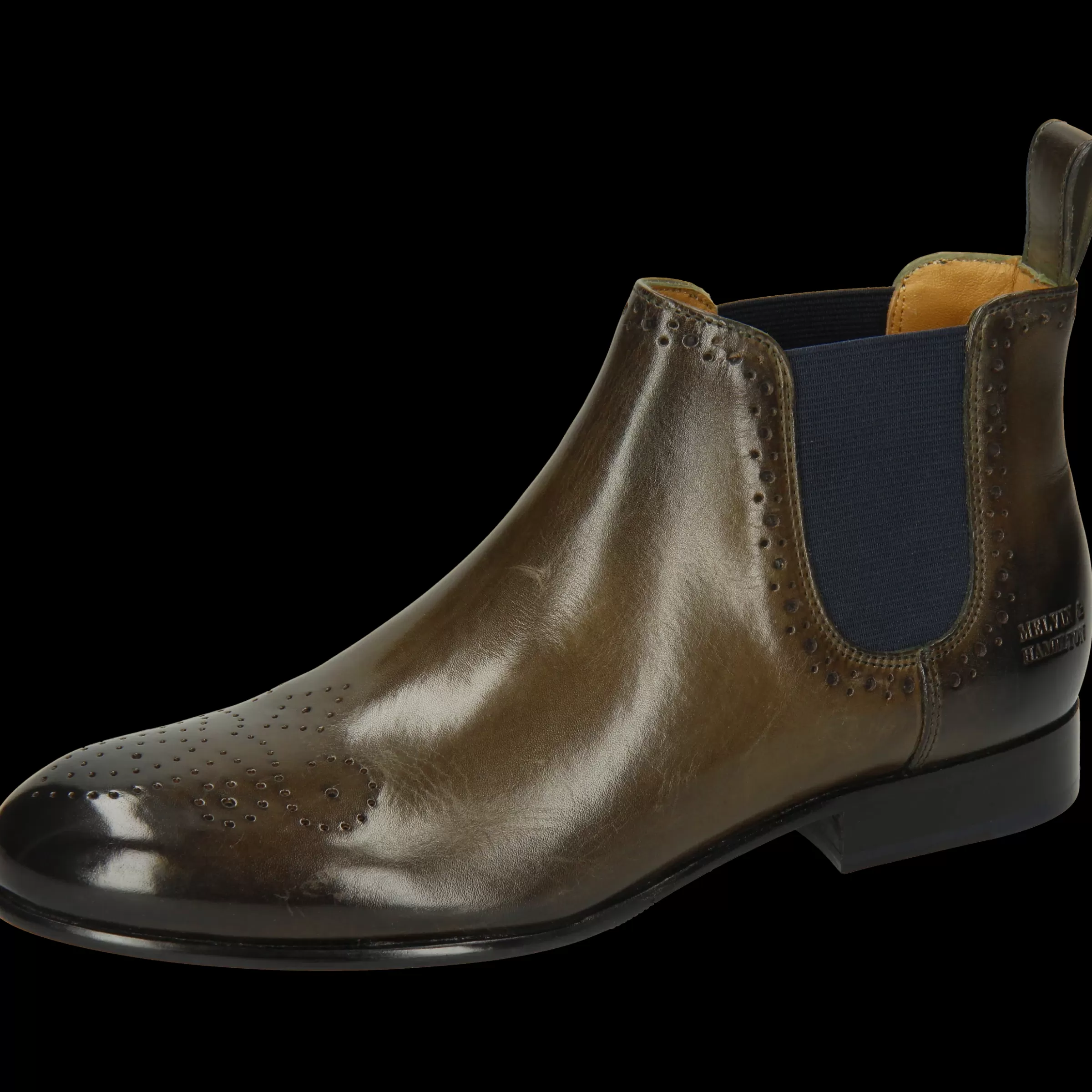 Melvin & Hamilton Enkellaarsjes<Sally 16 Khaki