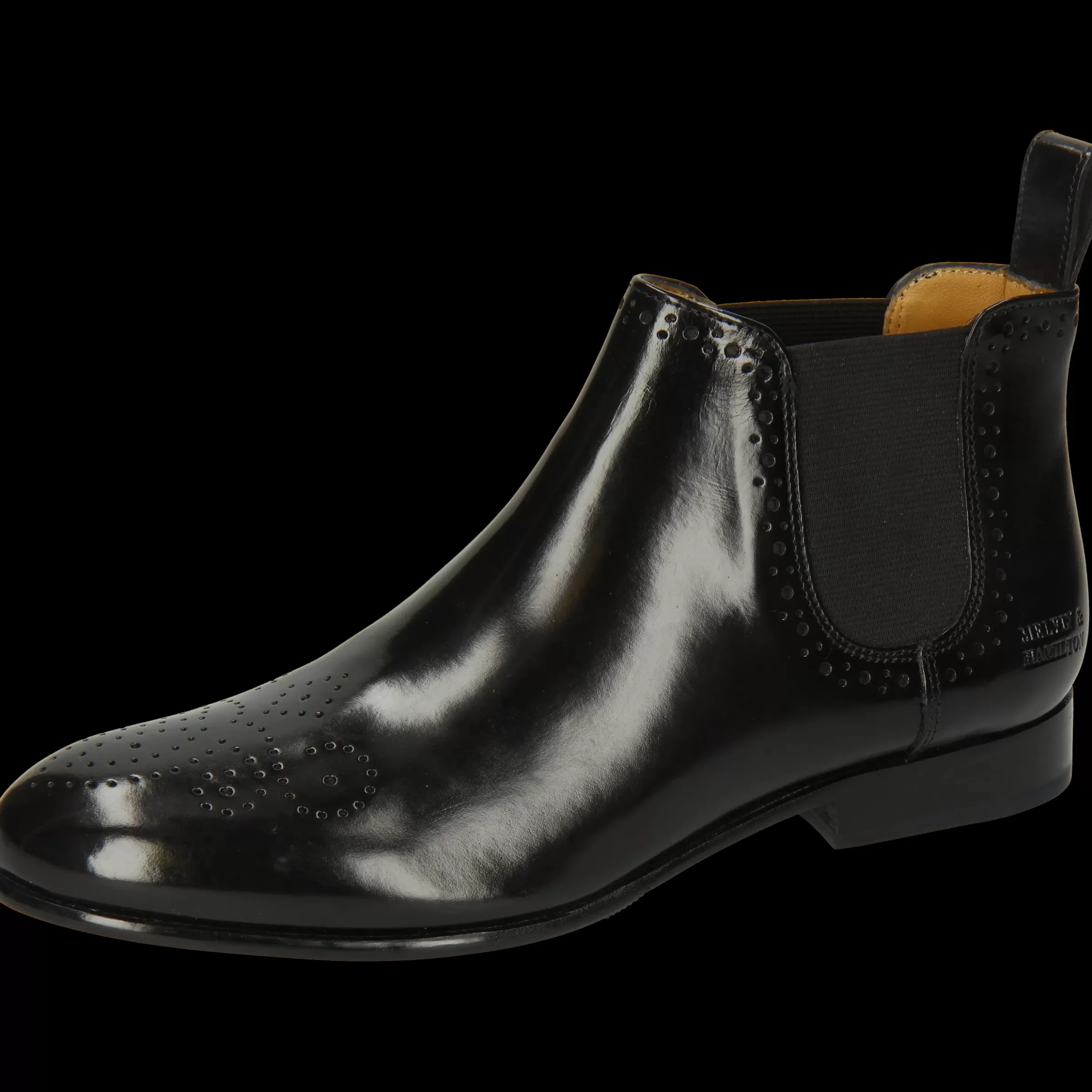 Melvin & Hamilton Enkellaarsjes<Sally 16 Zwart