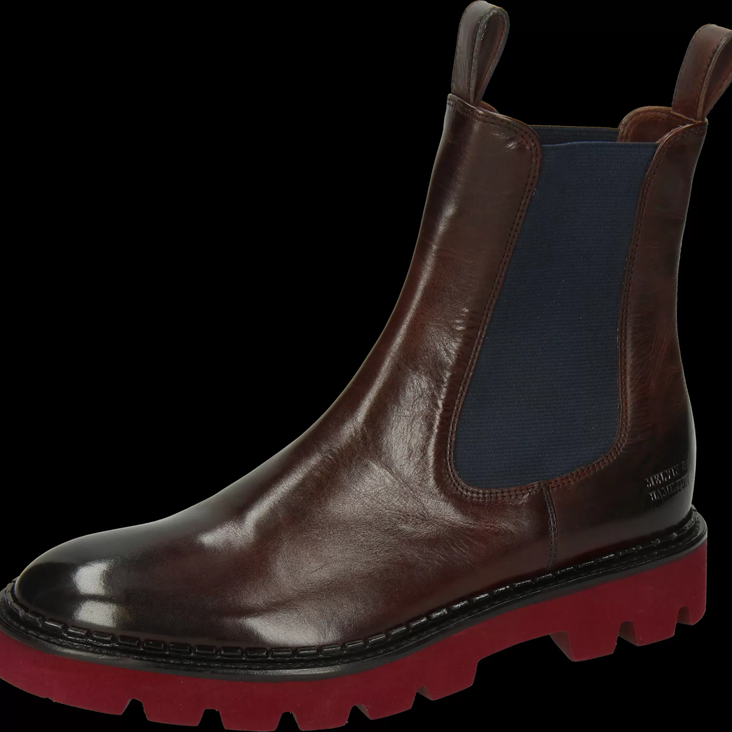 Melvin & Hamilton Enkellaarsjes<Sally 186 Bruin