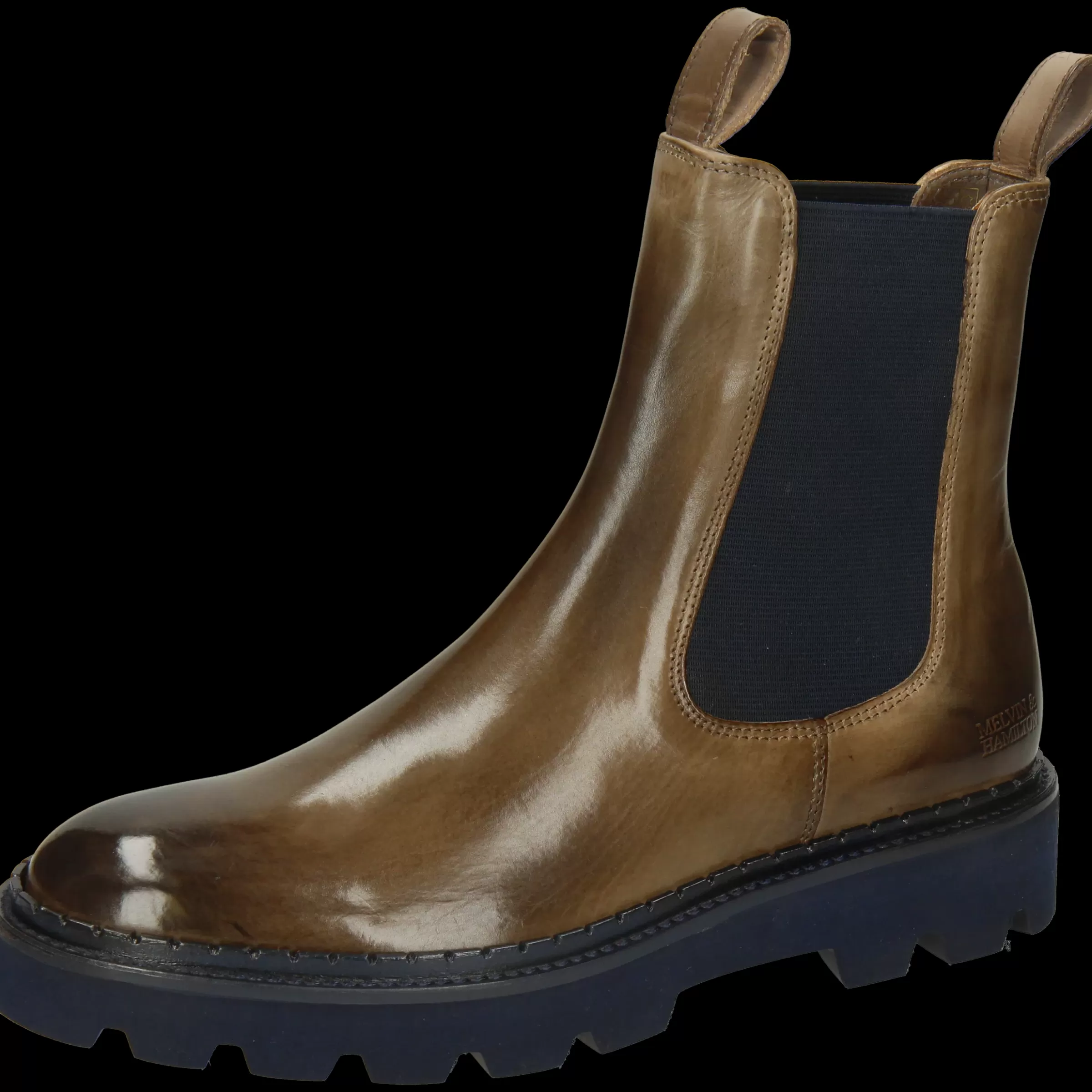 Melvin & Hamilton Enkellaarsjes<Sally 186 Bruin