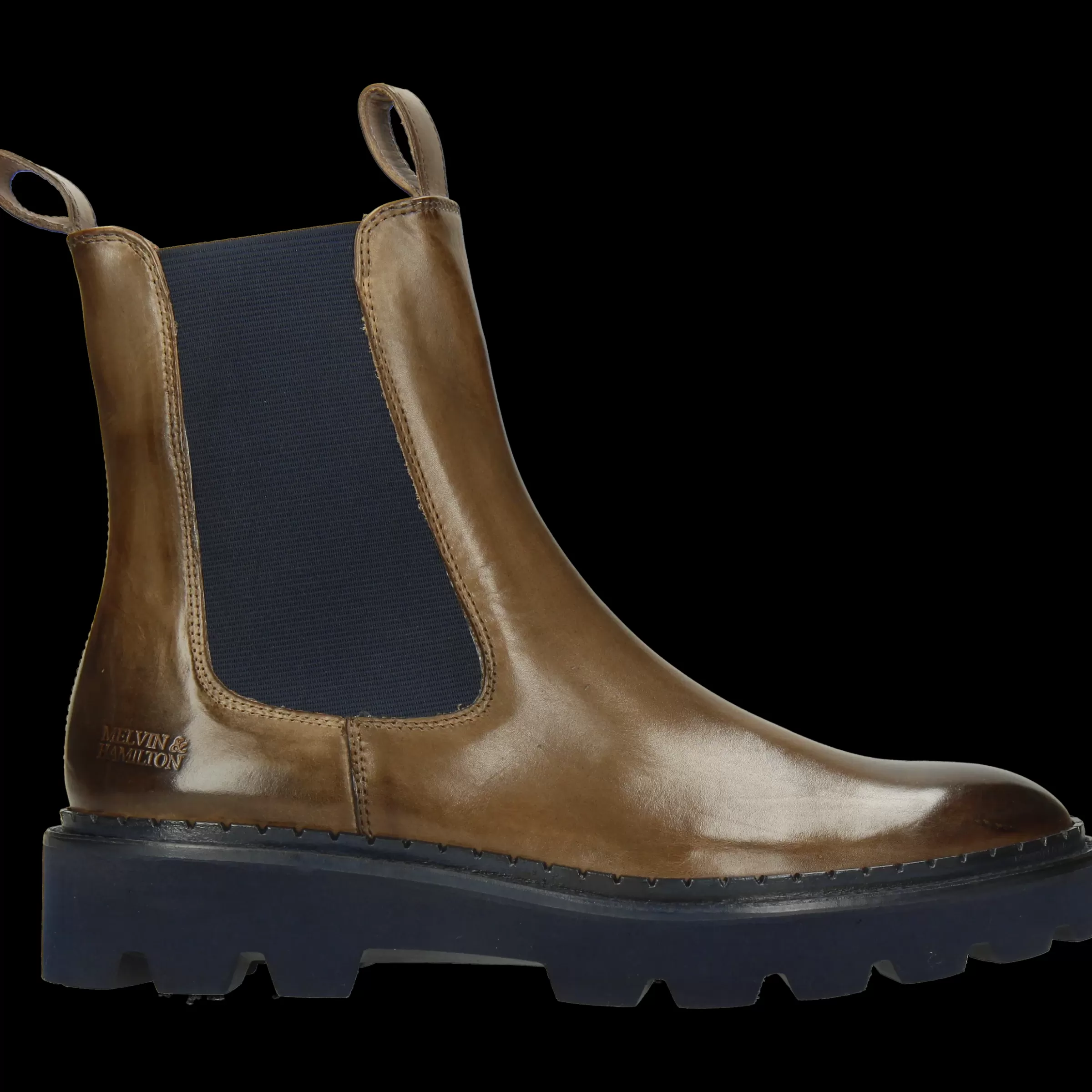 Melvin & Hamilton Enkellaarsjes<Sally 186 Bruin
