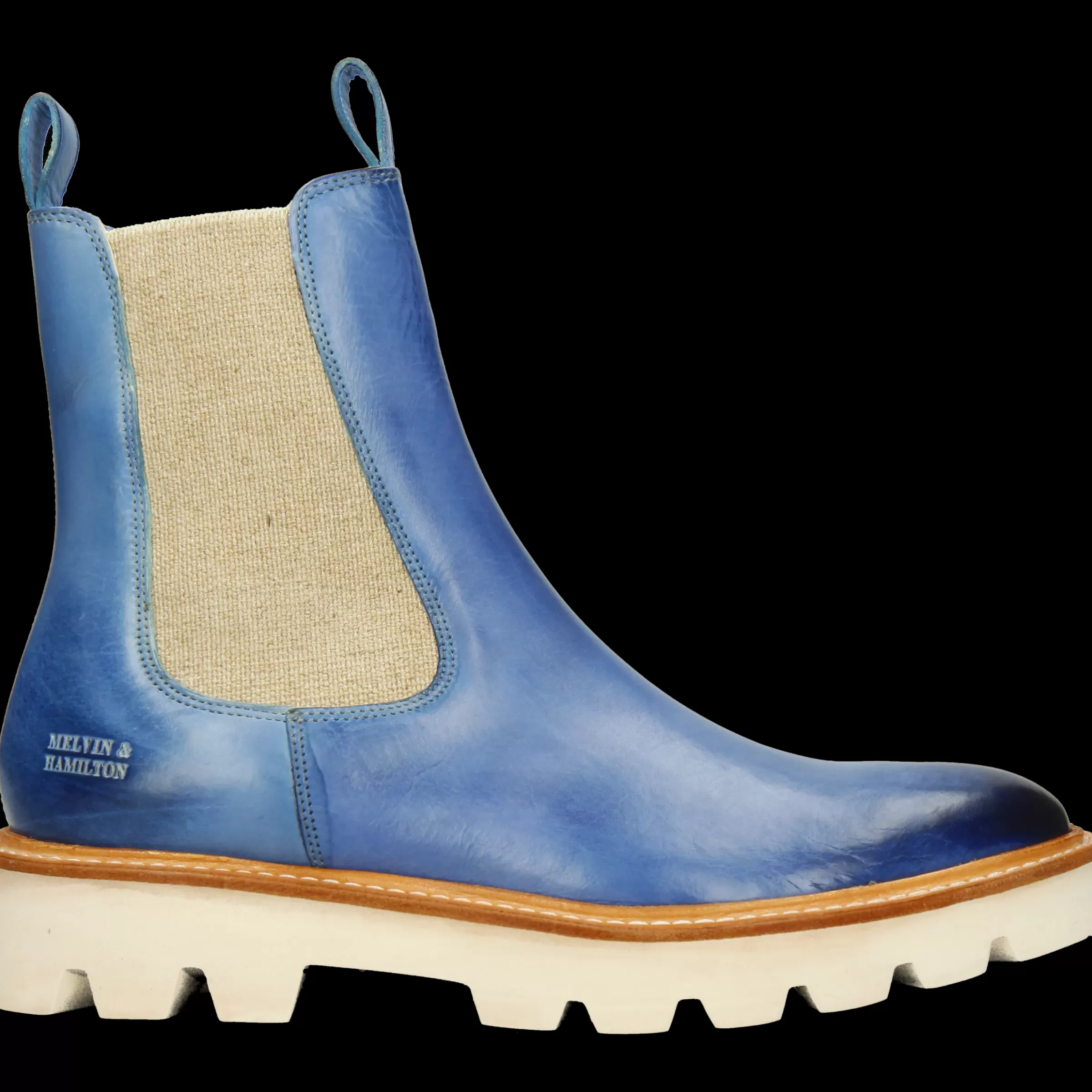 Melvin & Hamilton Enkellaarsjes<Sally 186 Blauw
