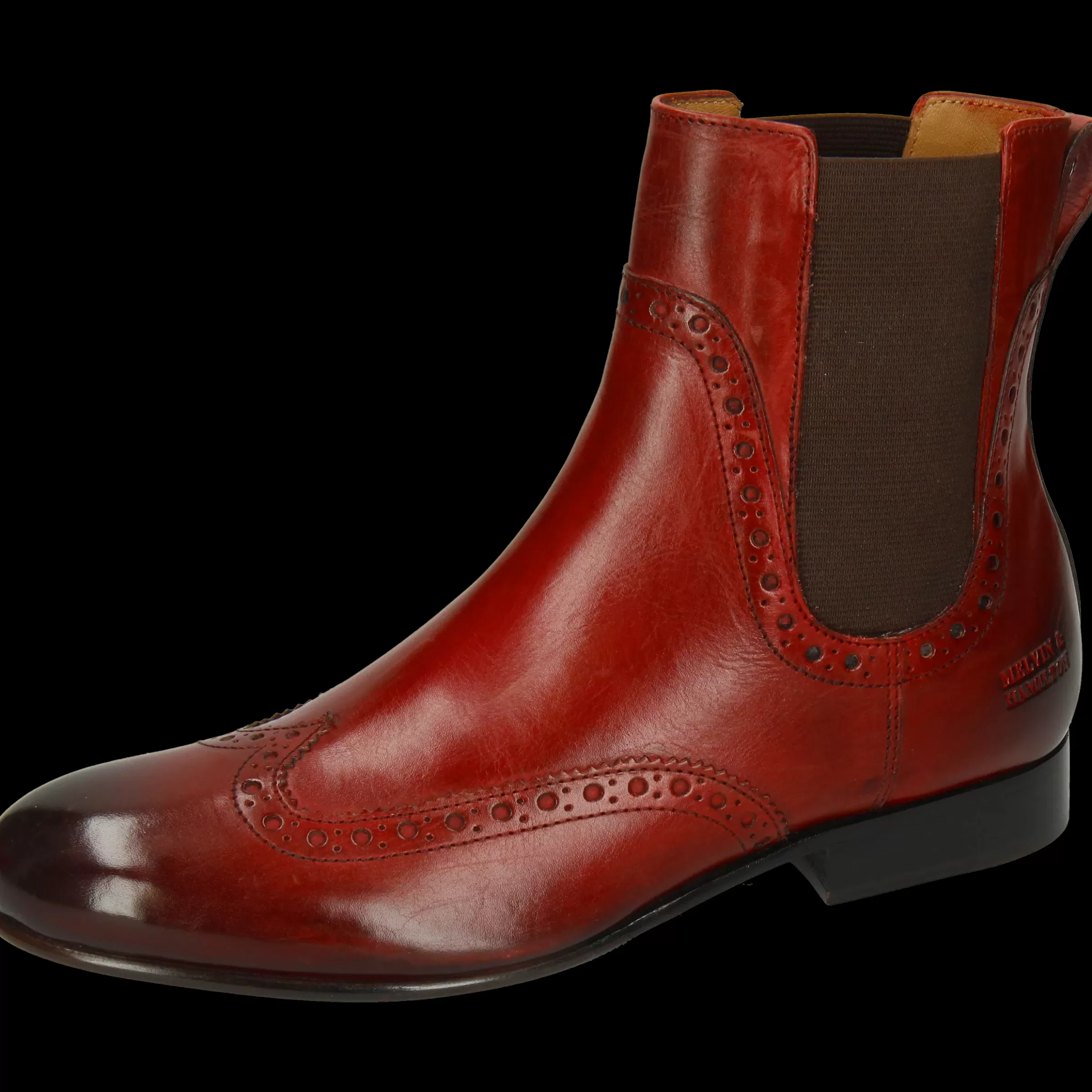 Melvin & Hamilton Enkellaarsjes<Sally 192 Rood