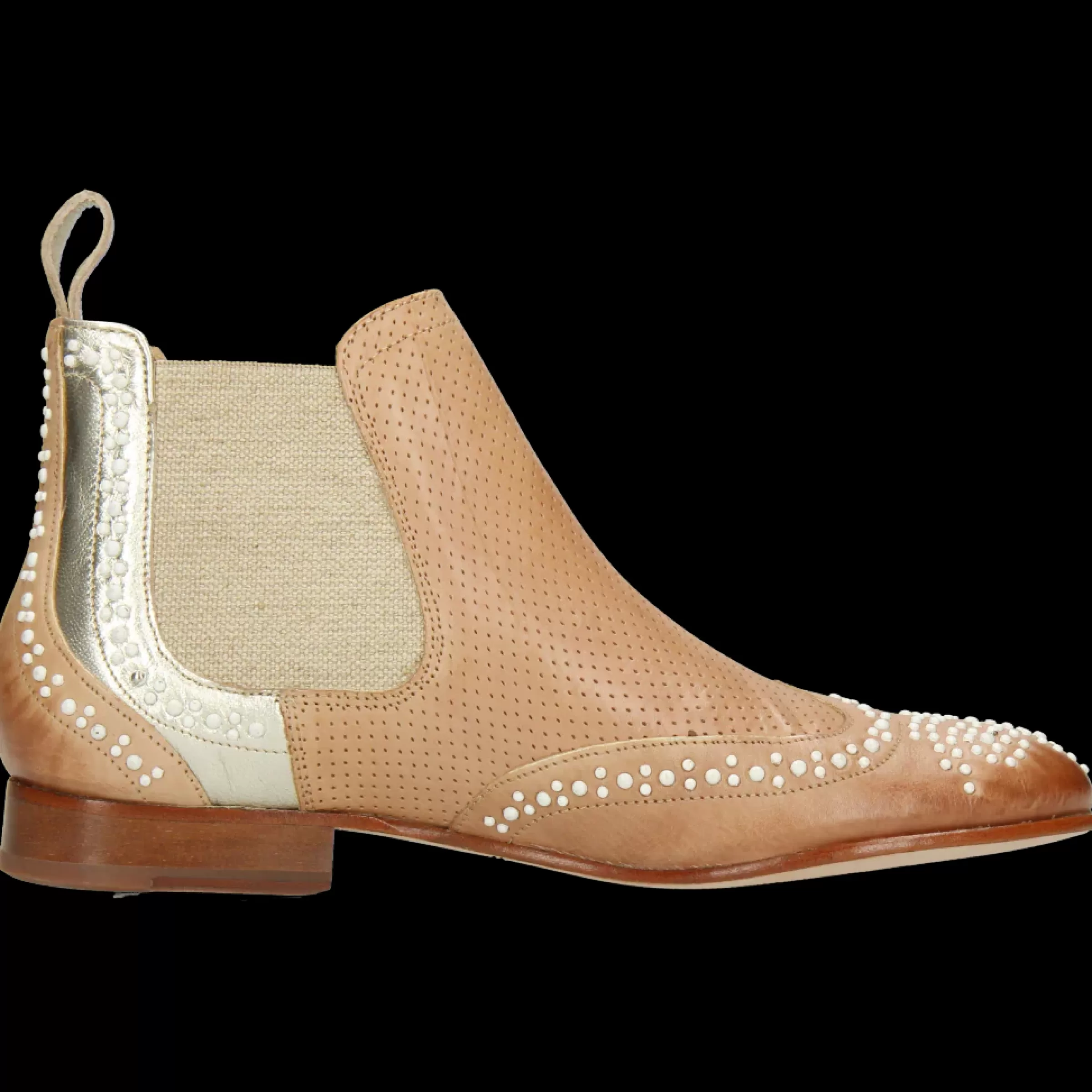 Melvin & Hamilton Enkellaarsjes<Sally 45 Beige