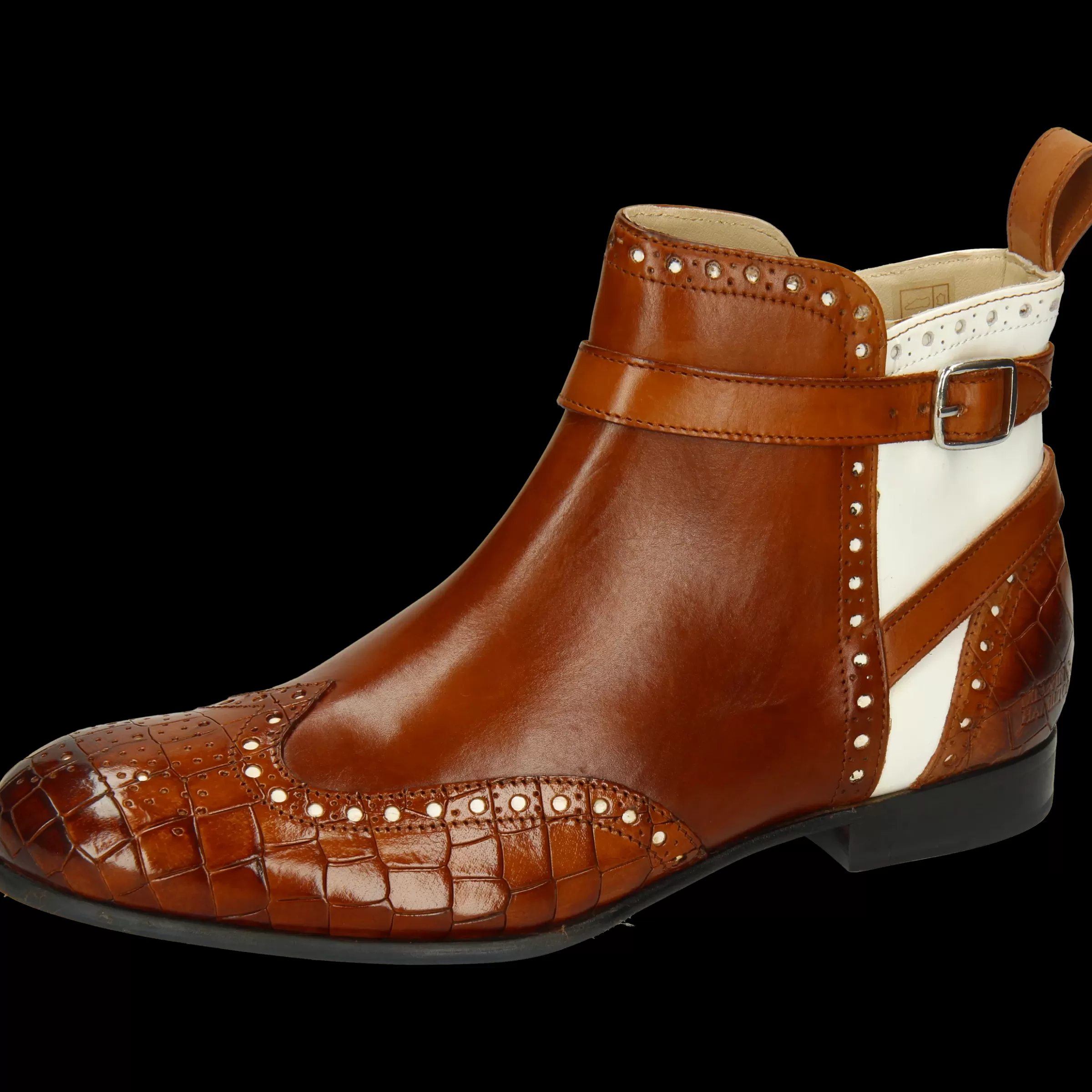 Melvin & Hamilton Enkellaarsjes<Sally 60 Bruin