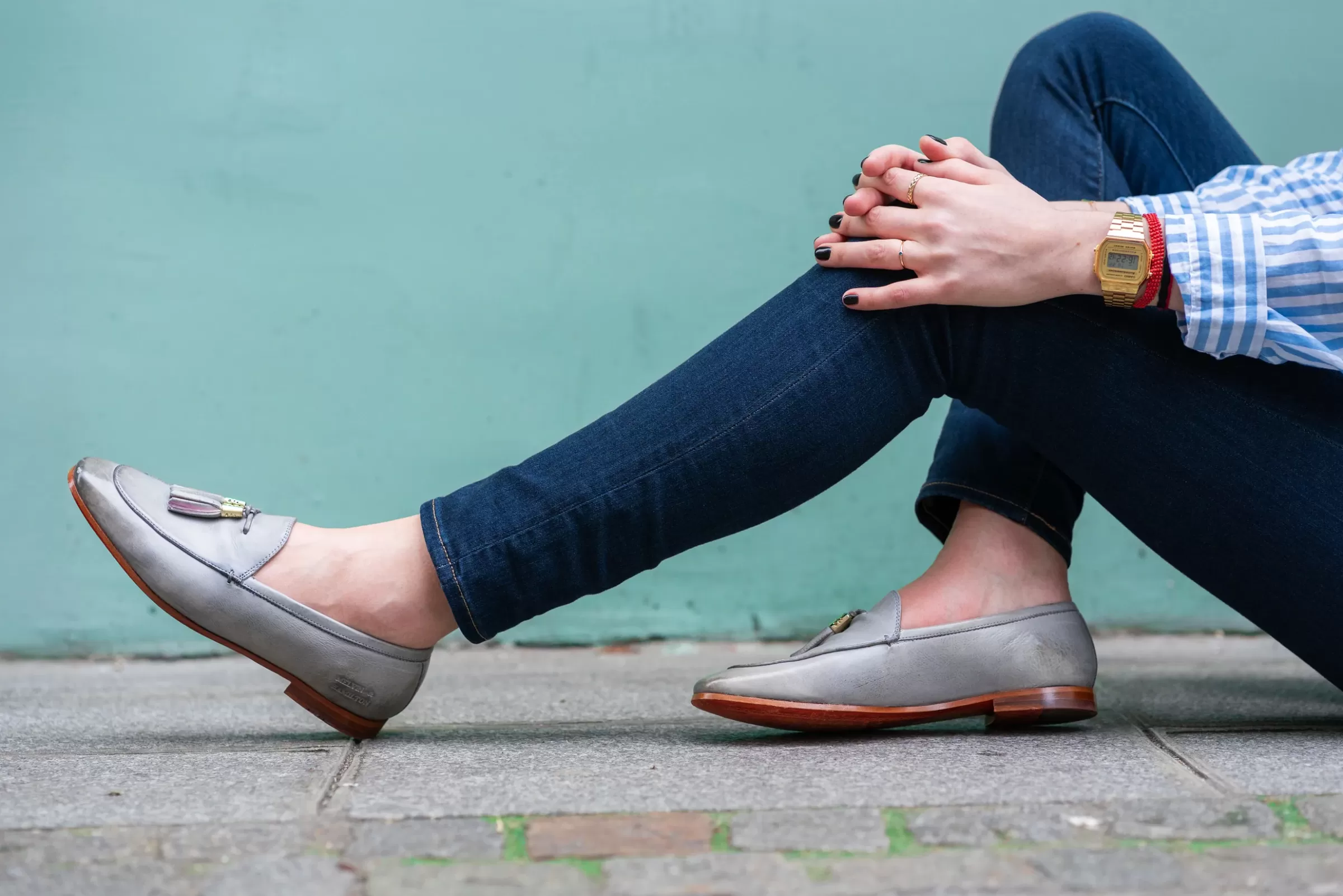 Melvin & Hamilton Loafers<Scarlett 48 Grijs