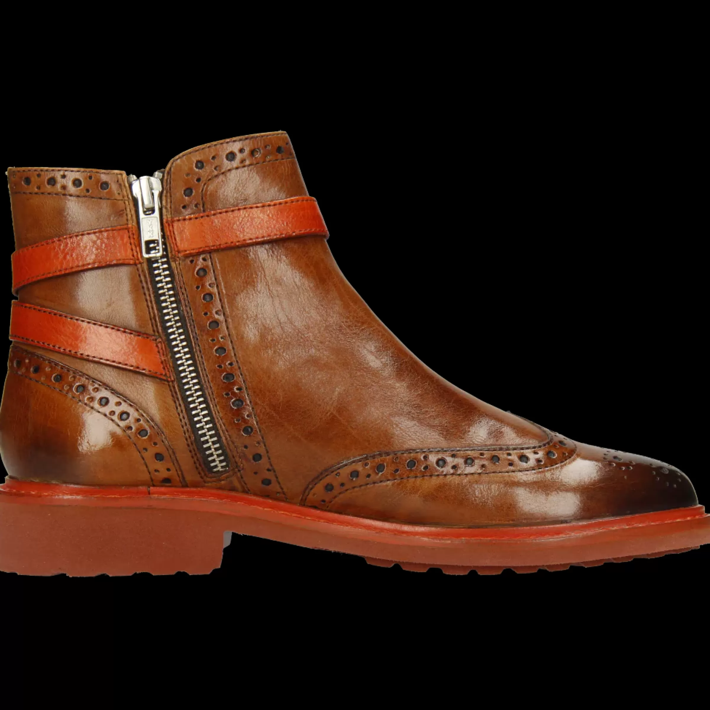 Melvin & Hamilton Enkellaarsjes<Selina 25 Bruin