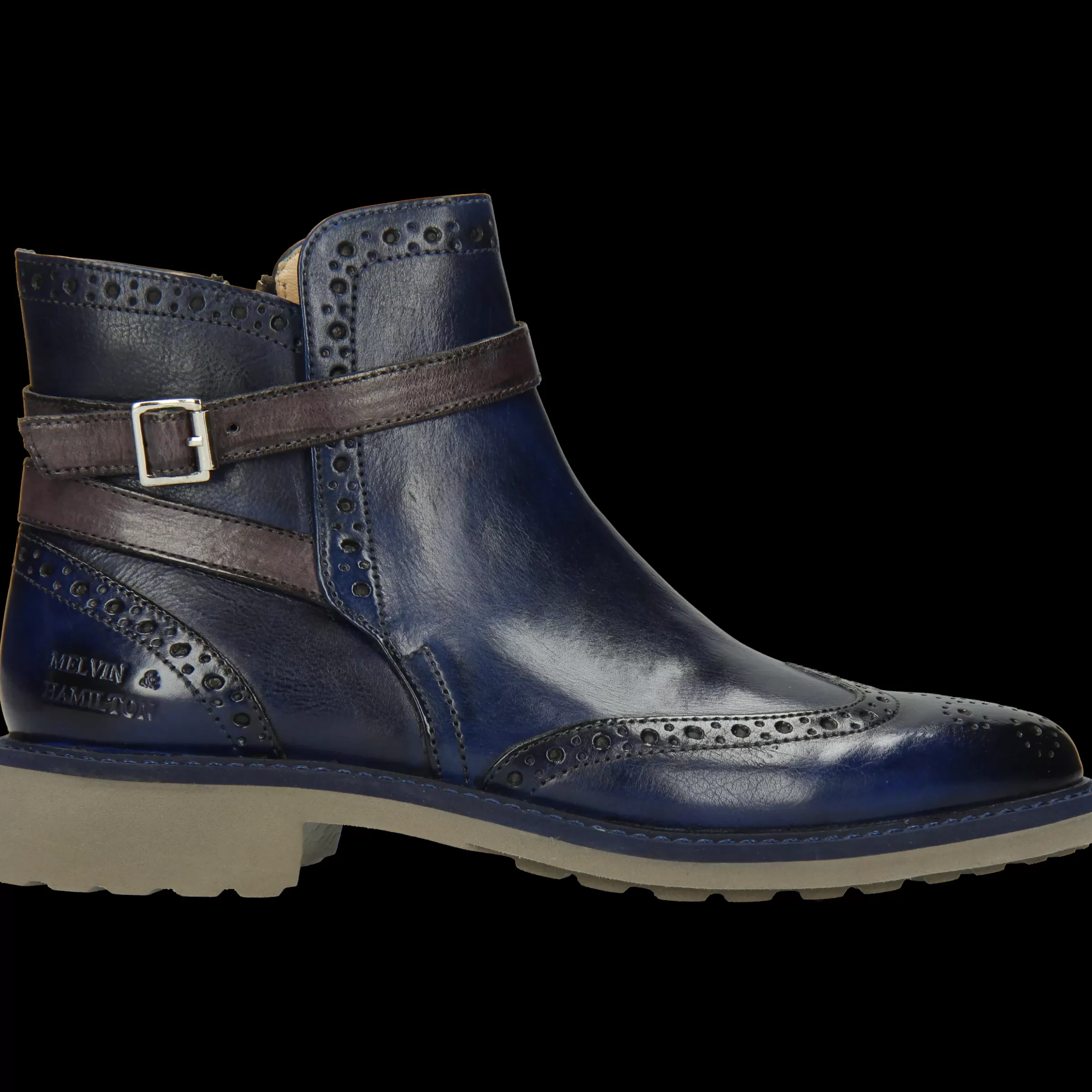 Melvin & Hamilton Enkellaarsjes<Selina 25 Blauw