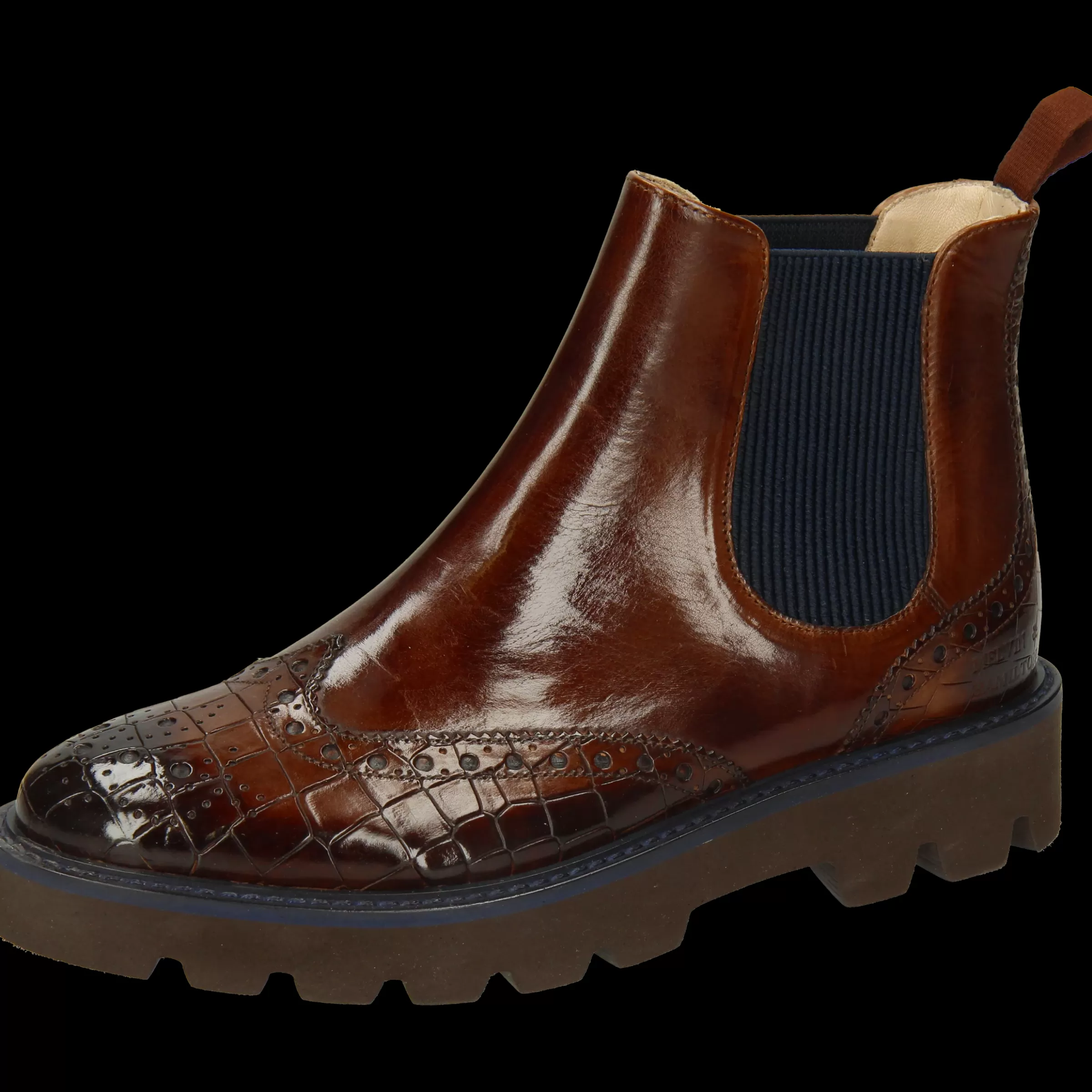 Melvin & Hamilton Enkellaarsjes<Selina 65 Bruin