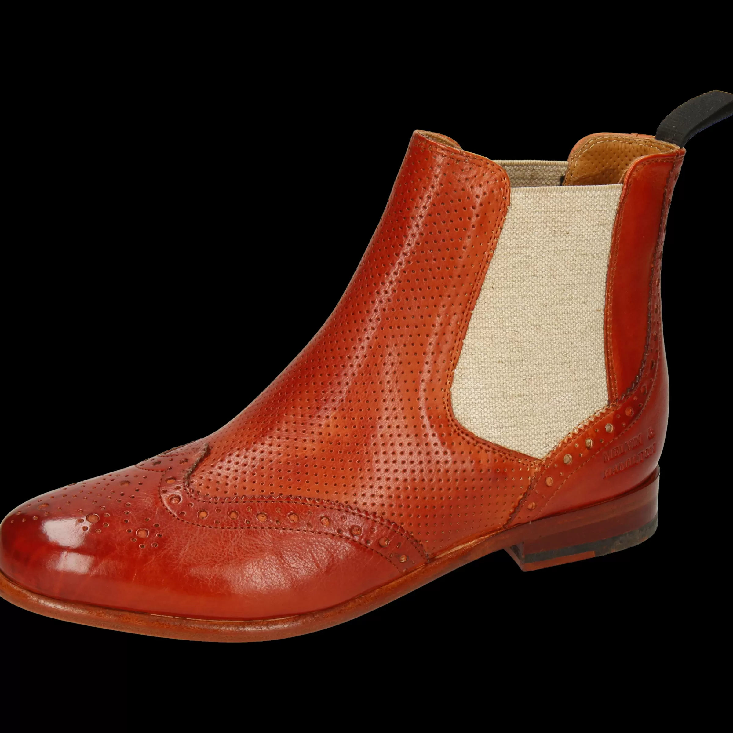 Melvin & Hamilton Enkellaarsjes<Selina 6 Rood