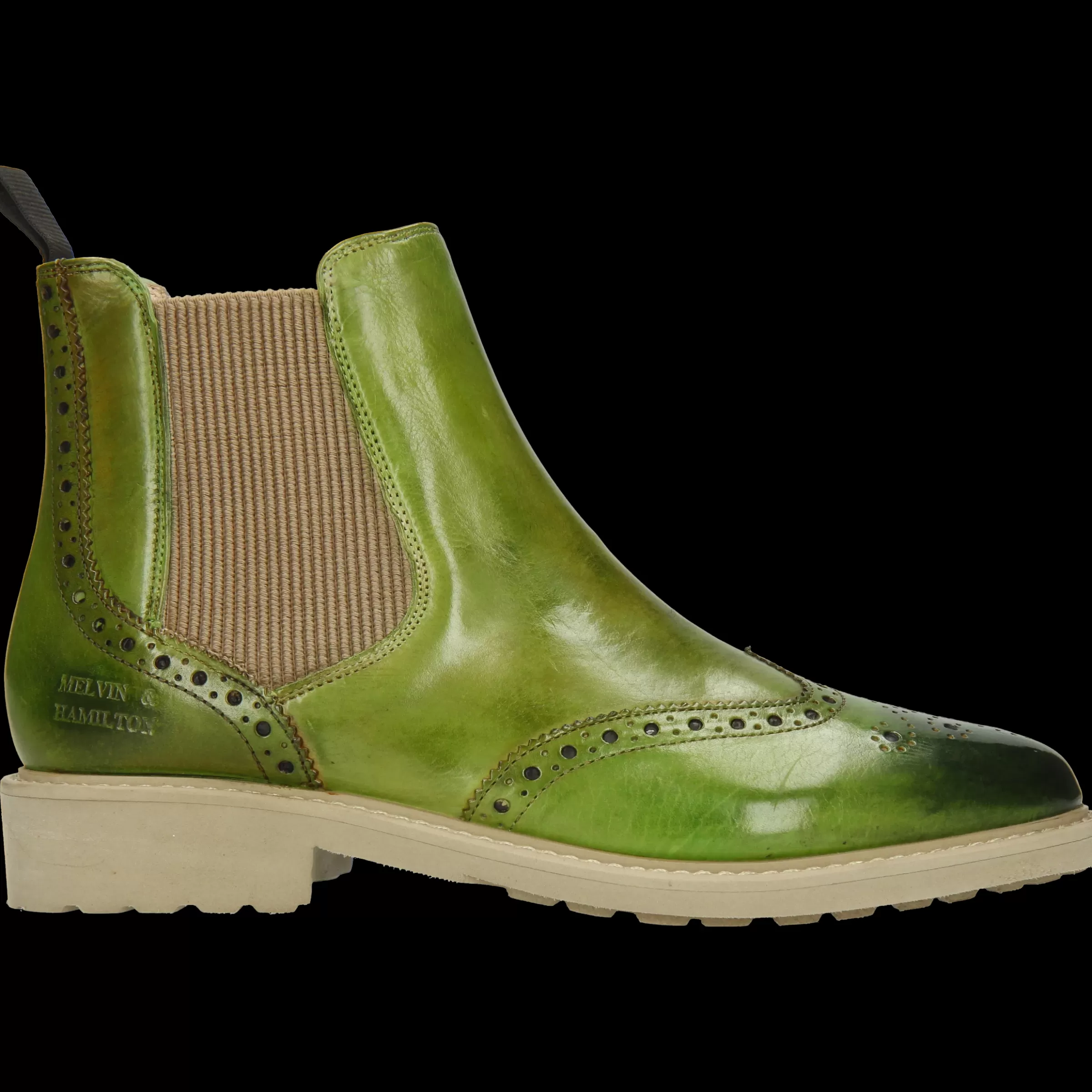 Melvin & Hamilton Enkellaarsjes<Selina 6 Groen