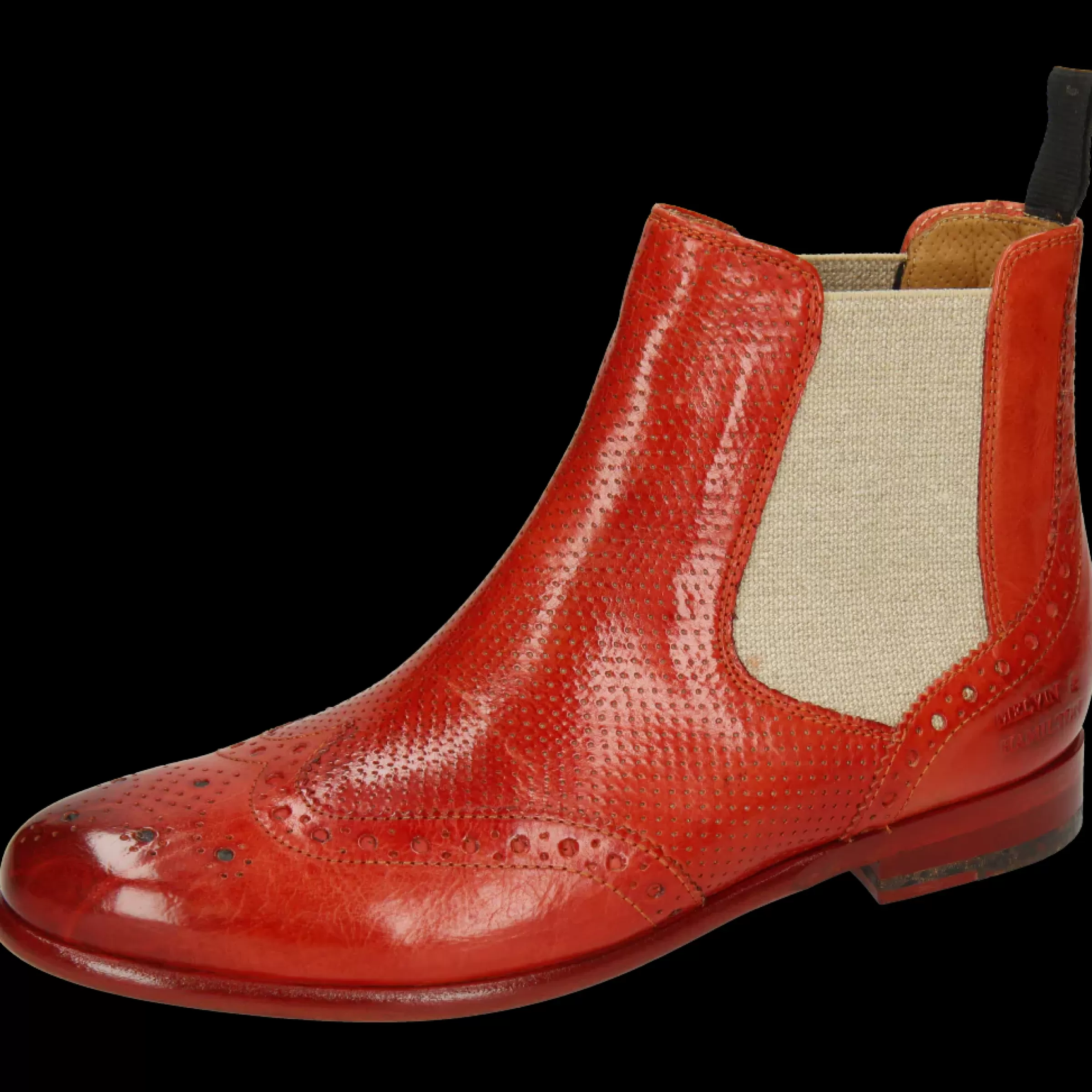 Melvin & Hamilton Enkellaarsjes<Selina 6 Rood