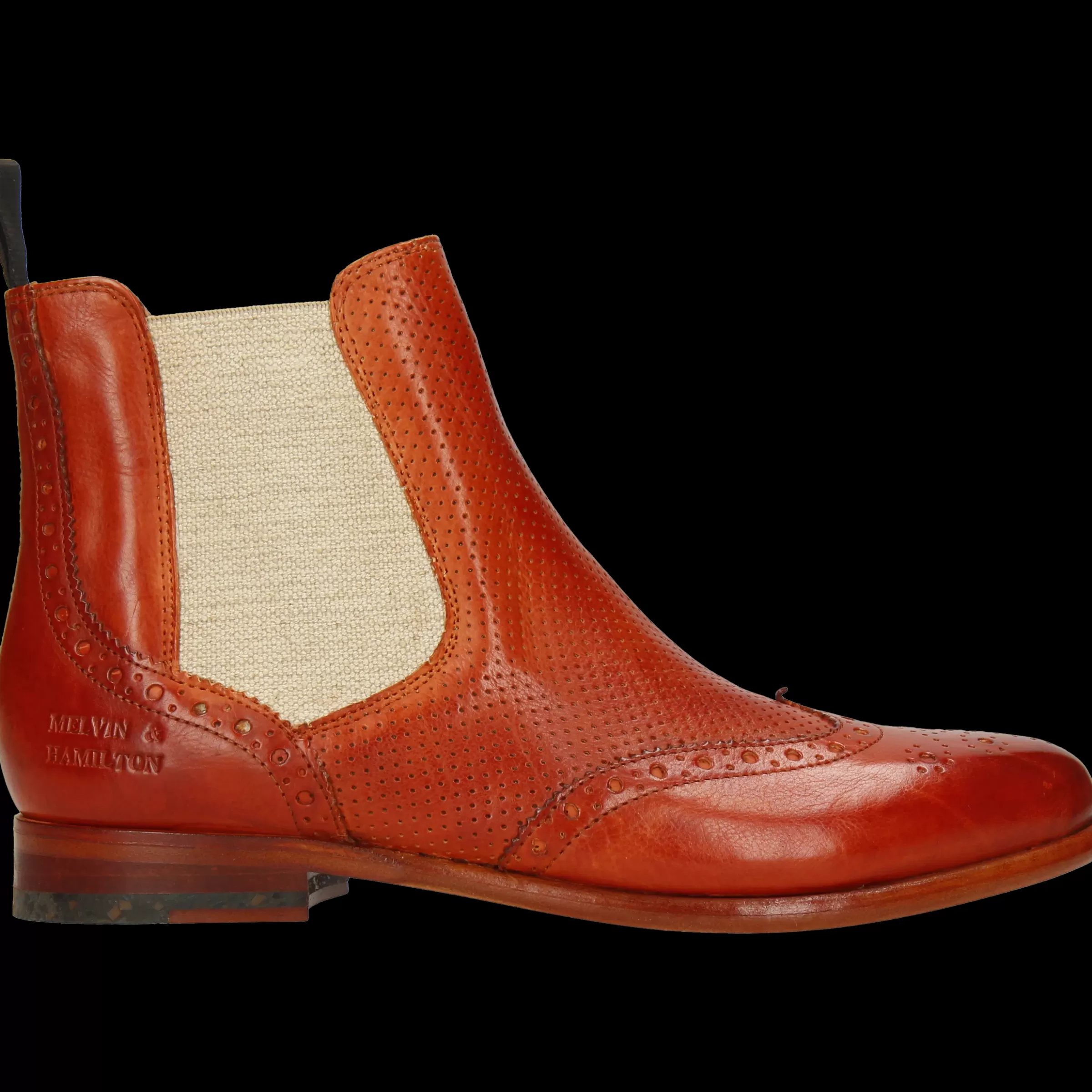 Melvin & Hamilton Enkellaarsjes<Selina 6 Rood