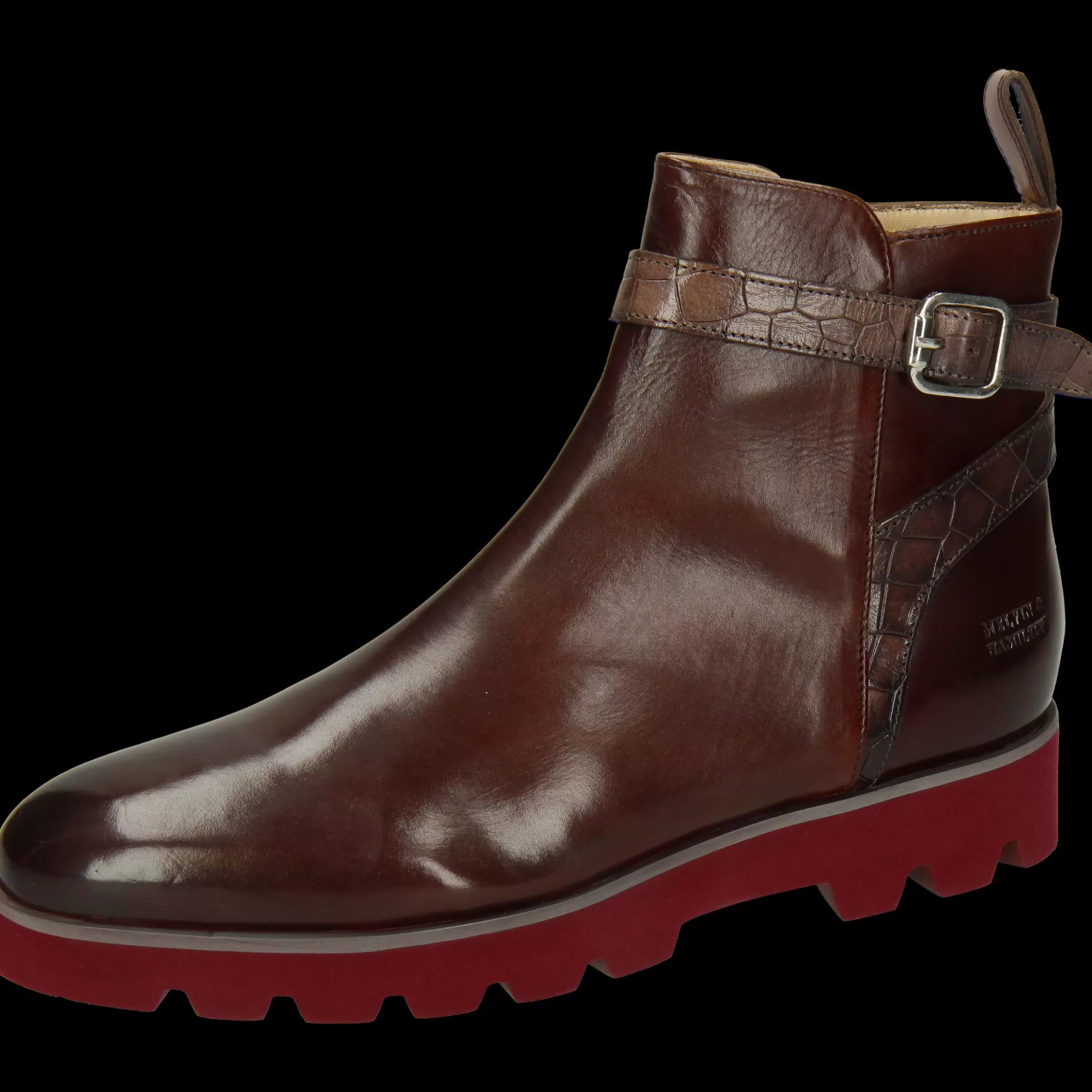 Melvin & Hamilton Enkellaarsjes<Susan 116 Bruin